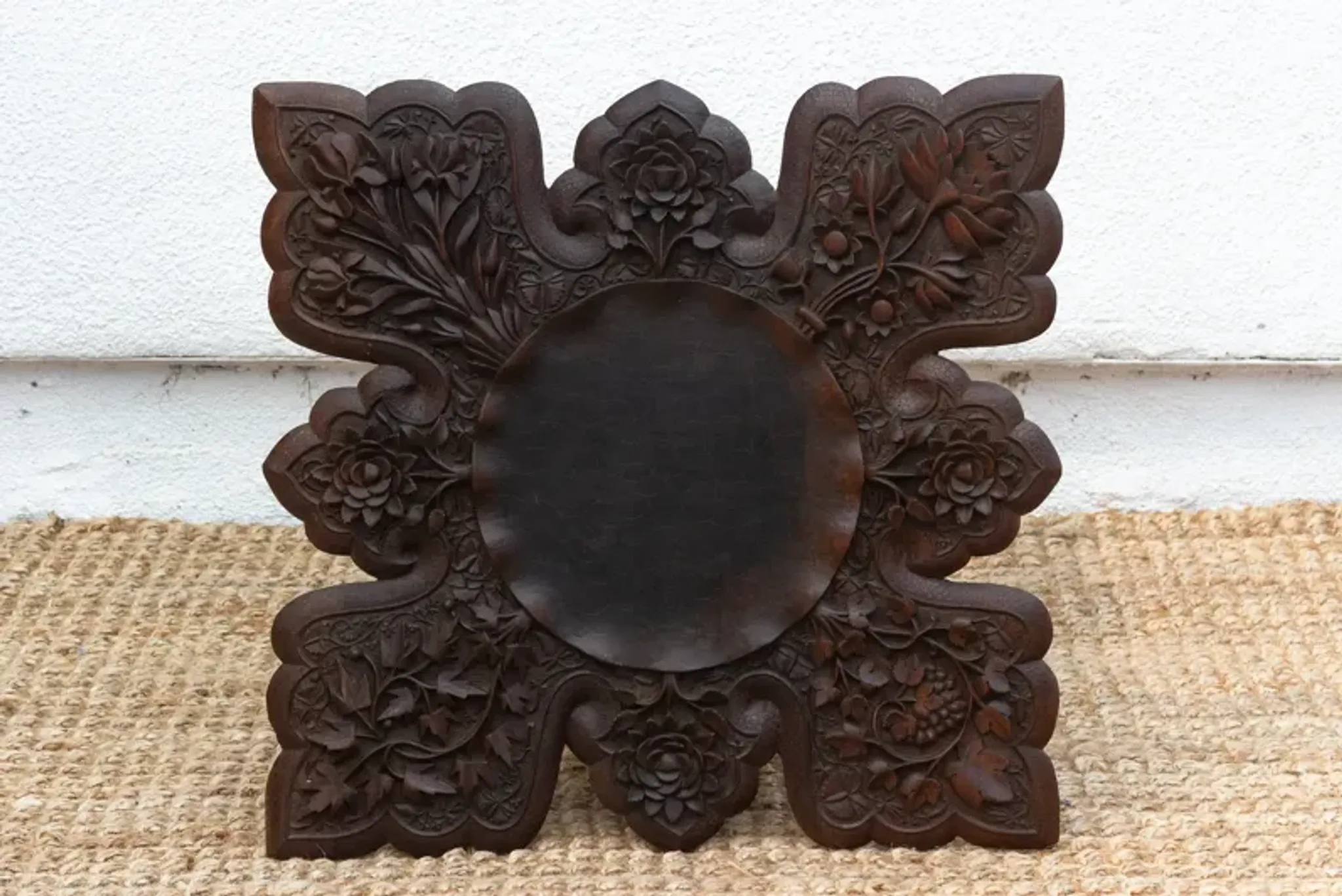 Anglo Indian Finely Carved Side Table De Cor Brown One Kings Lane ...