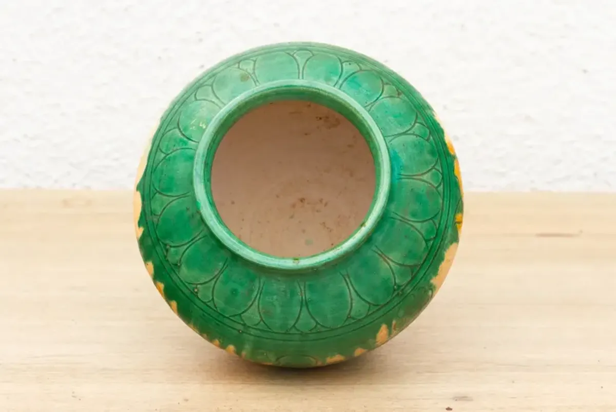 Tang Dynasty Style Sancai Pottery Vase