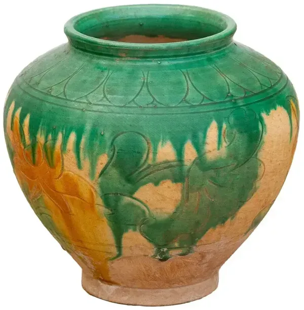 Tang Dynasty Style Sancai Pottery Vase