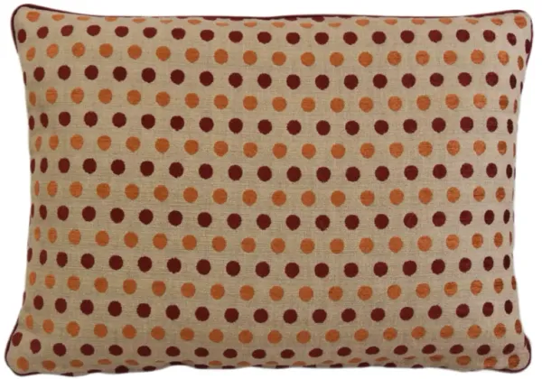 Designer Velvety Polka Dot Pillow