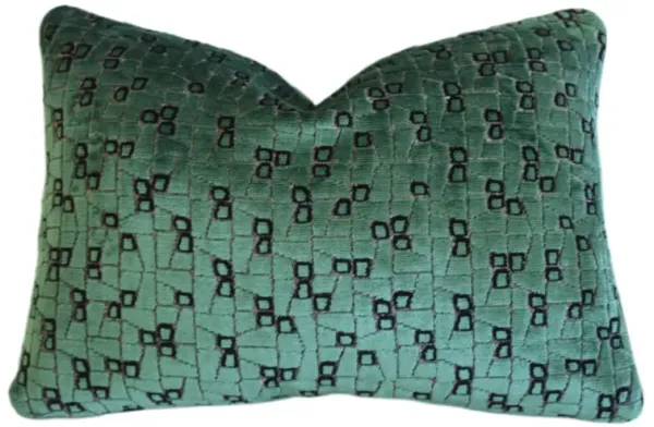 Designer Kravet Modern Velvet Pillow