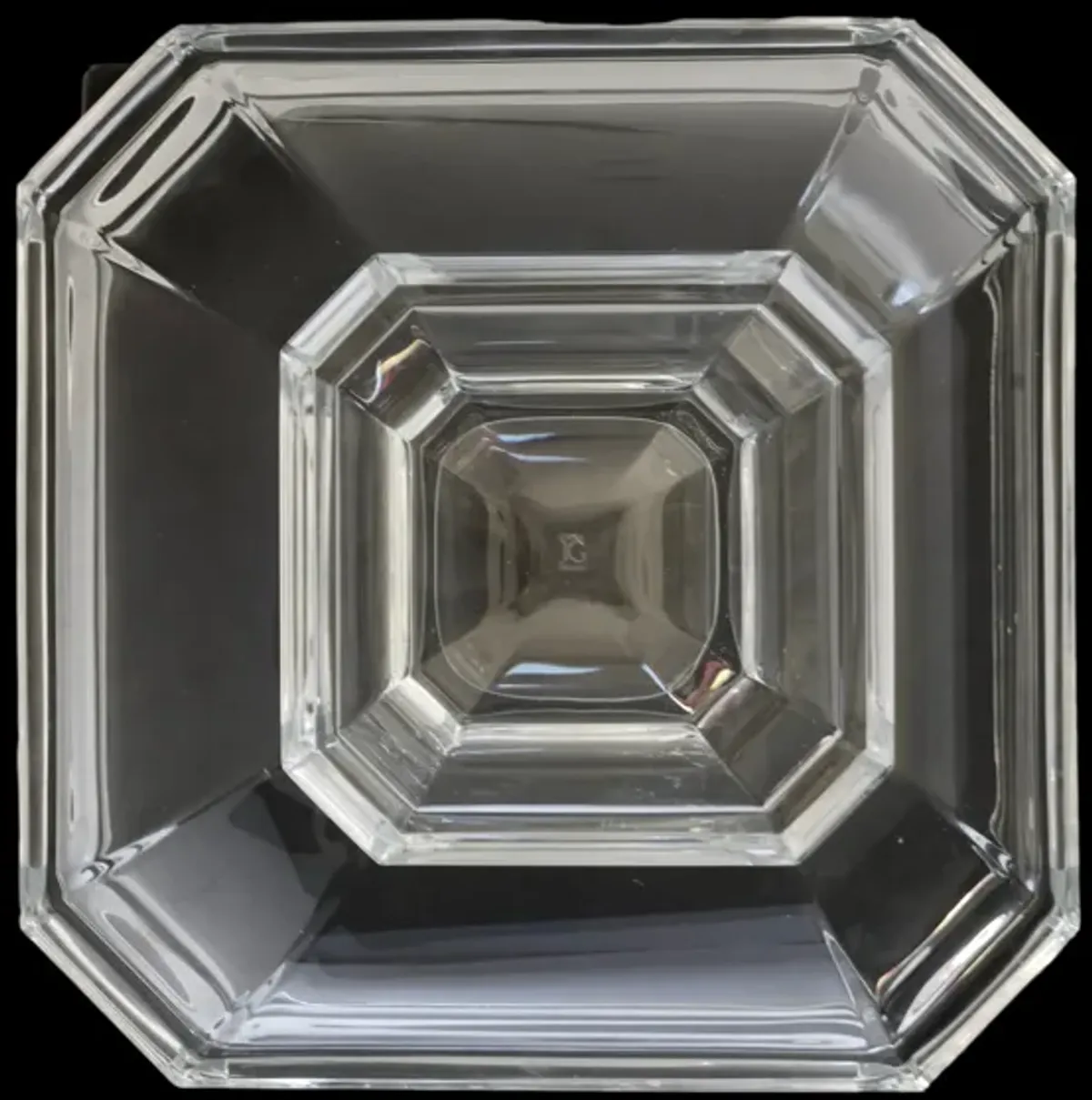 Midcenutry Art Deco French Crystal Bowl