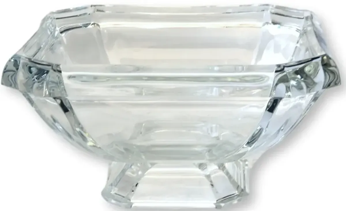 Midcenutry Art Deco French Crystal Bowl