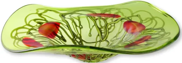Large Murano Glass Centerpiece Bowl