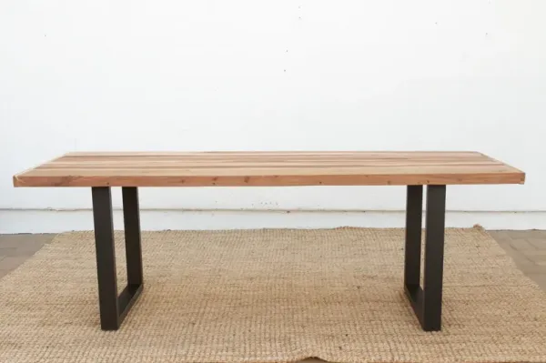 88"L Rustic Modern Reclaimed Wood Table