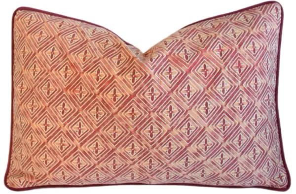 Italian Mariano Fortuny Jupon Pillow