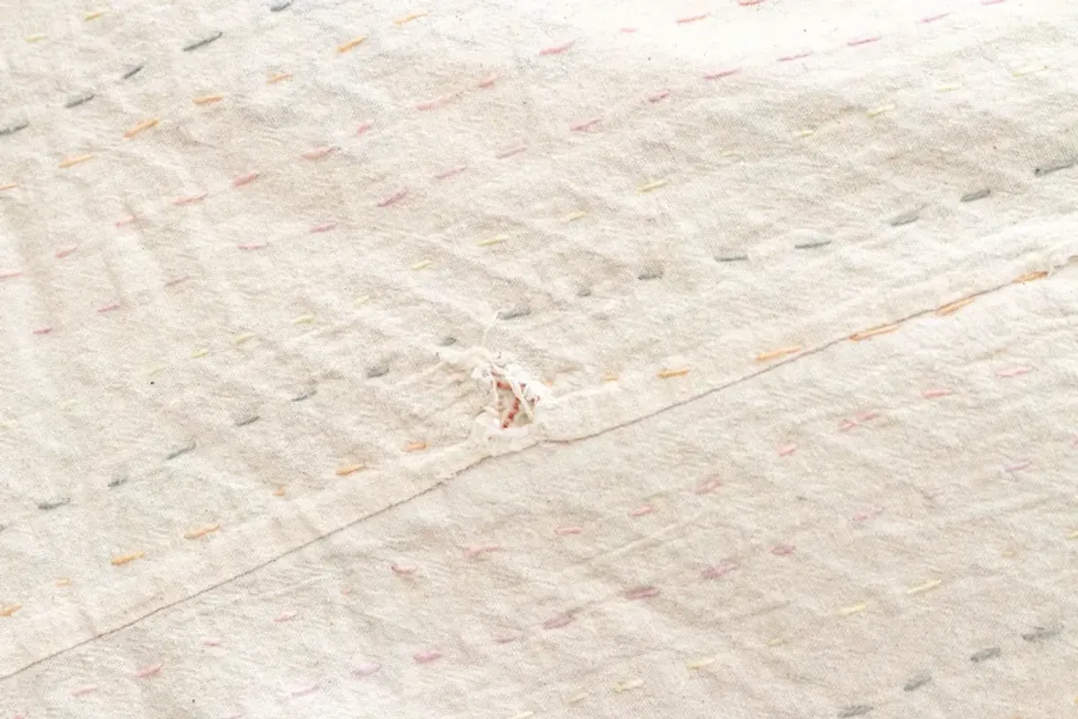 Coastal Hand-stitched Kantha Bedcover
