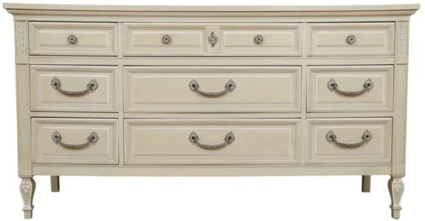 Louis XVI Style Triple Dresser by Dixie - Interesting Things - White