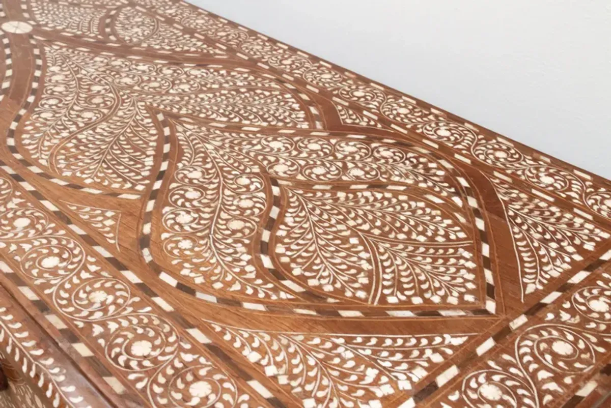 Royal Inspired 8-Drawers Inlay Dresser - de-cor - Brown