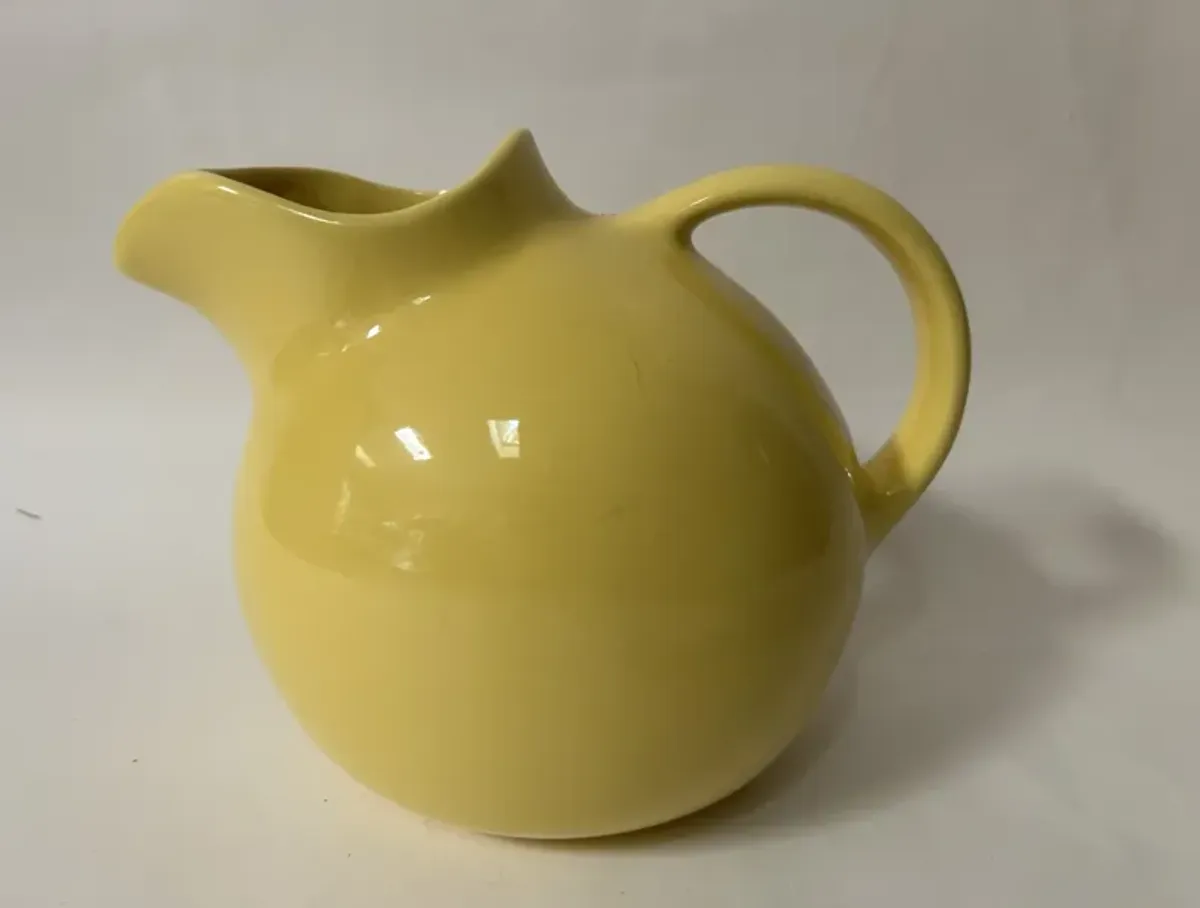 1930s Gladding McBean Ice-Lip Pitcher - The Emporium Ltd. - Yellow
