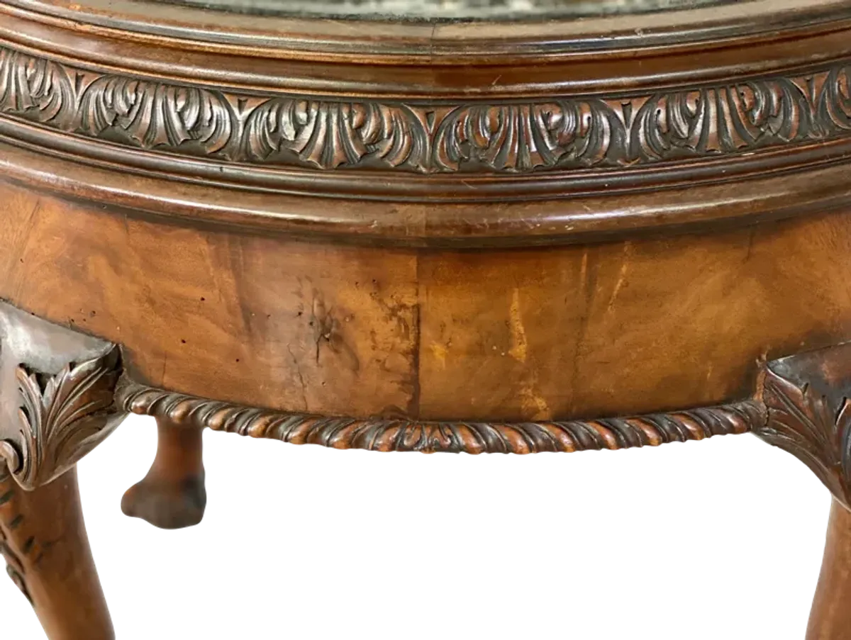 Antique French Solid Walnut Jardiniere