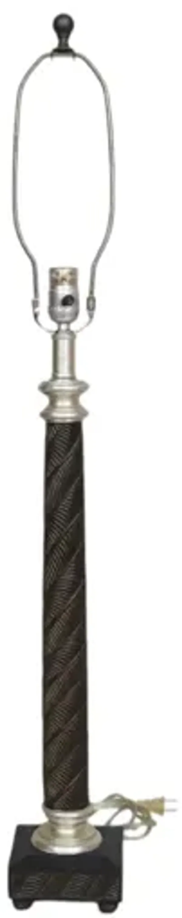 Neoclassical Palm Leaf Table Lamp - Interesting Things - black