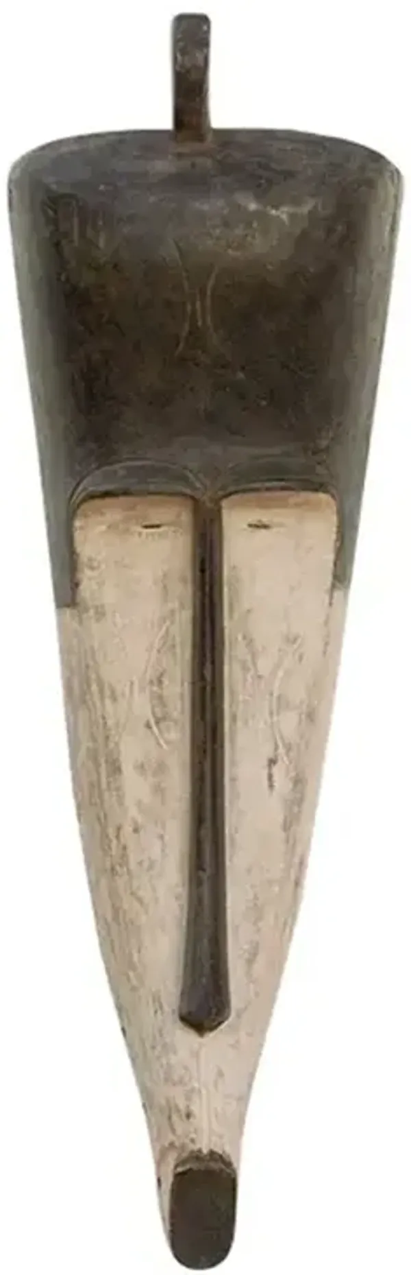 Bold & Powerful - African Fang Ngil Mask - de-cor - brown