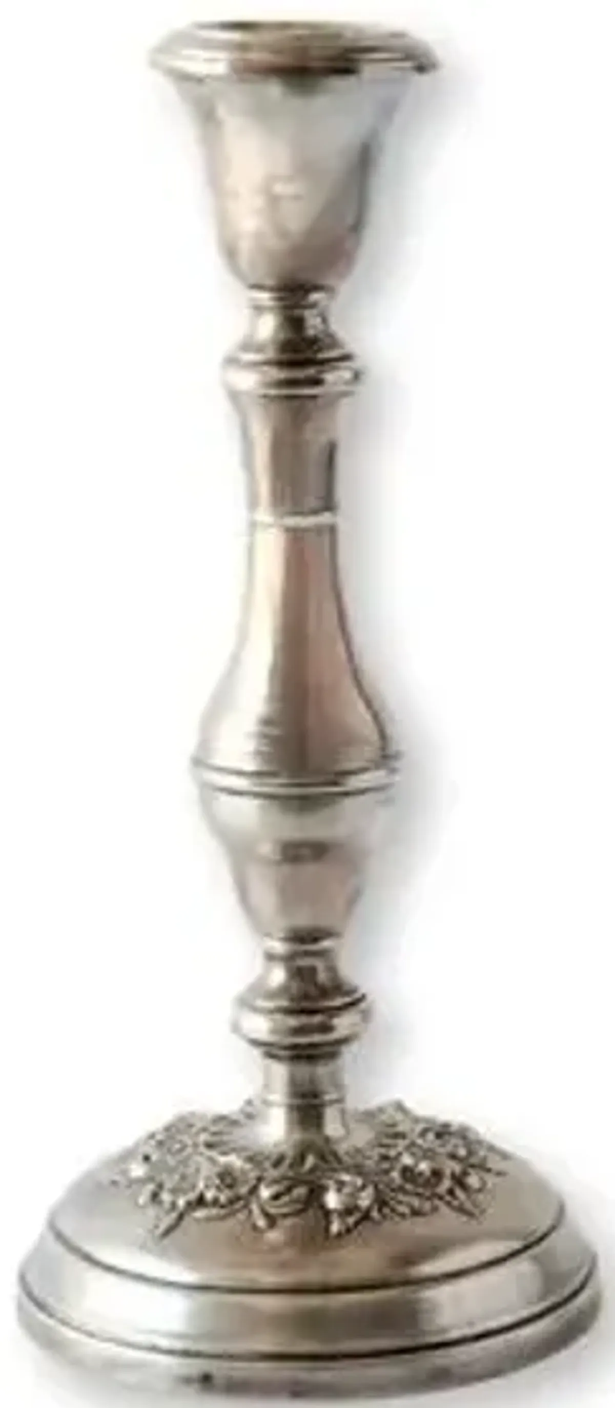 Tall Gorham Sterling Candlestick - Rose Victoria - silver