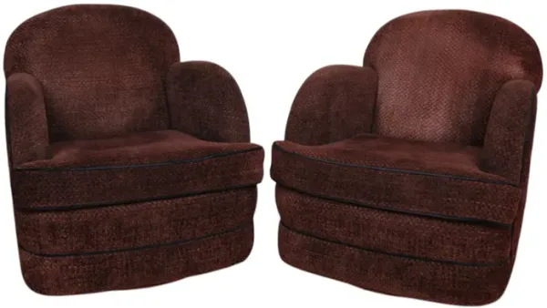 Dansen Contemporary Swivel Chairs - Set of 2 - Interesting Things