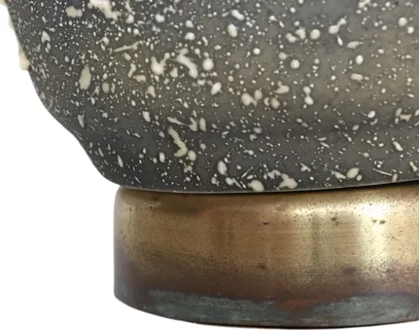 Mid-Century Ceramic Table Lamp - Interesting Things - gray