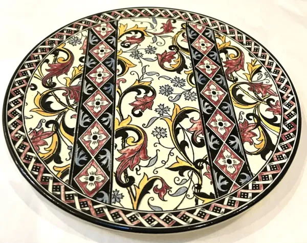 Gien French Faience Wall Plate - The Emporium Ltd. - red