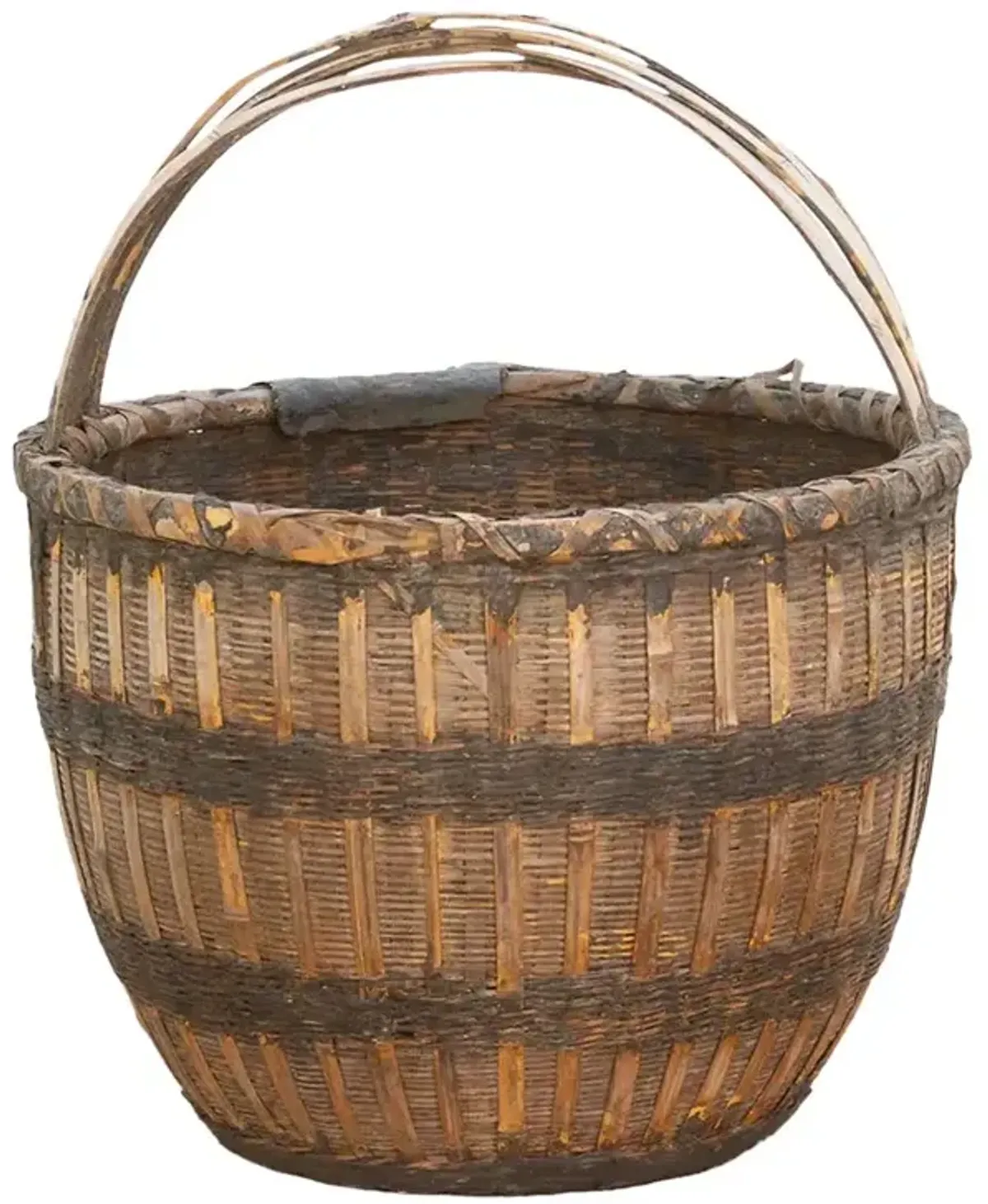 Cottage Harvest Basket - de-cor - brown