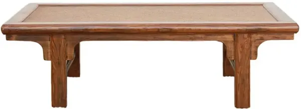 Mid 20th C. Ming Rattan Coffee Table - de-cor - Brown