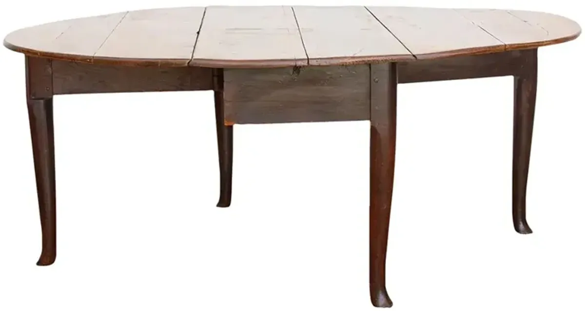 18th C English Oak Gateleg Dining Table - de-cor