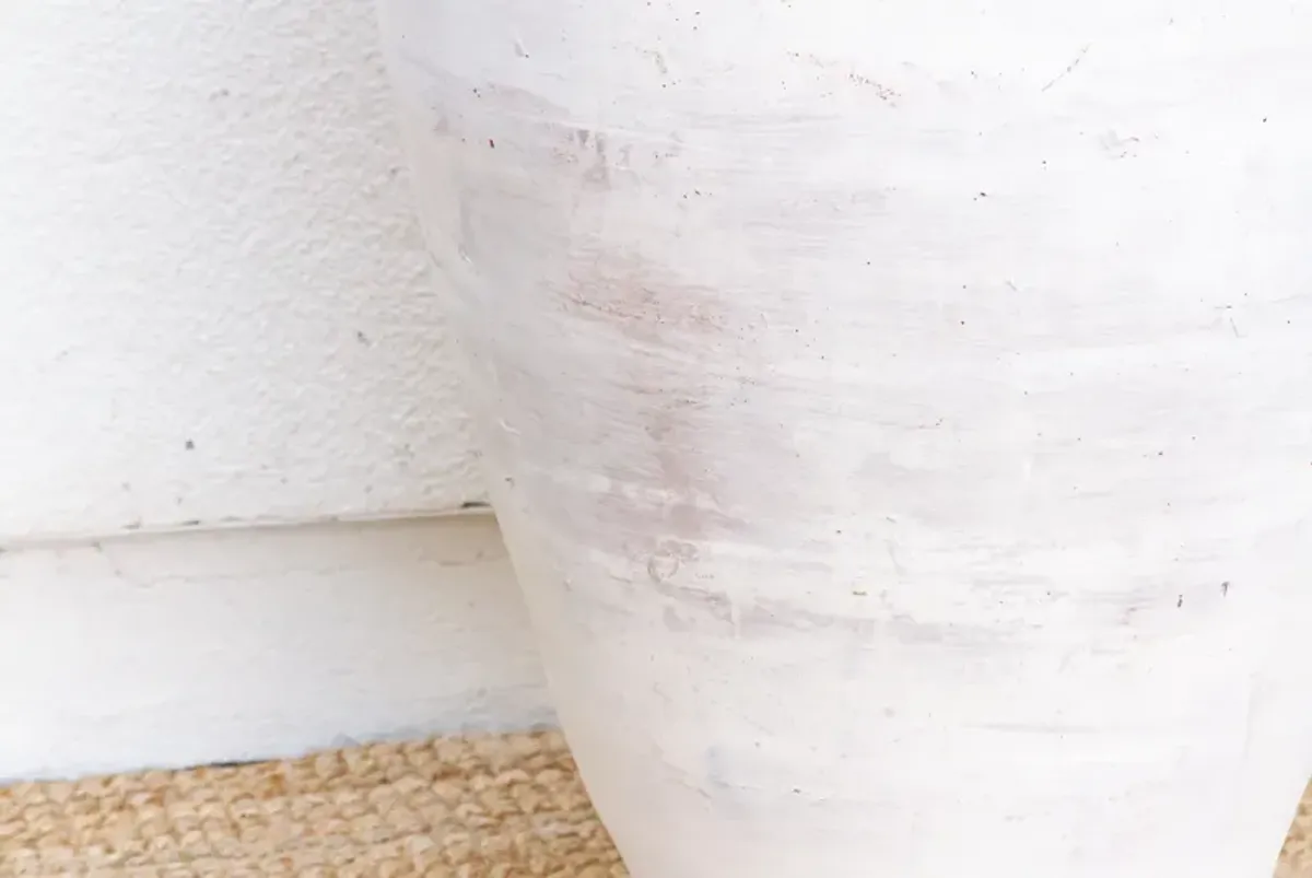 Monumental Coastal Whitewash Planter