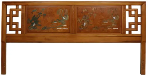 Henry Link Chinoiserie King Headboard - Interesting Things - brown