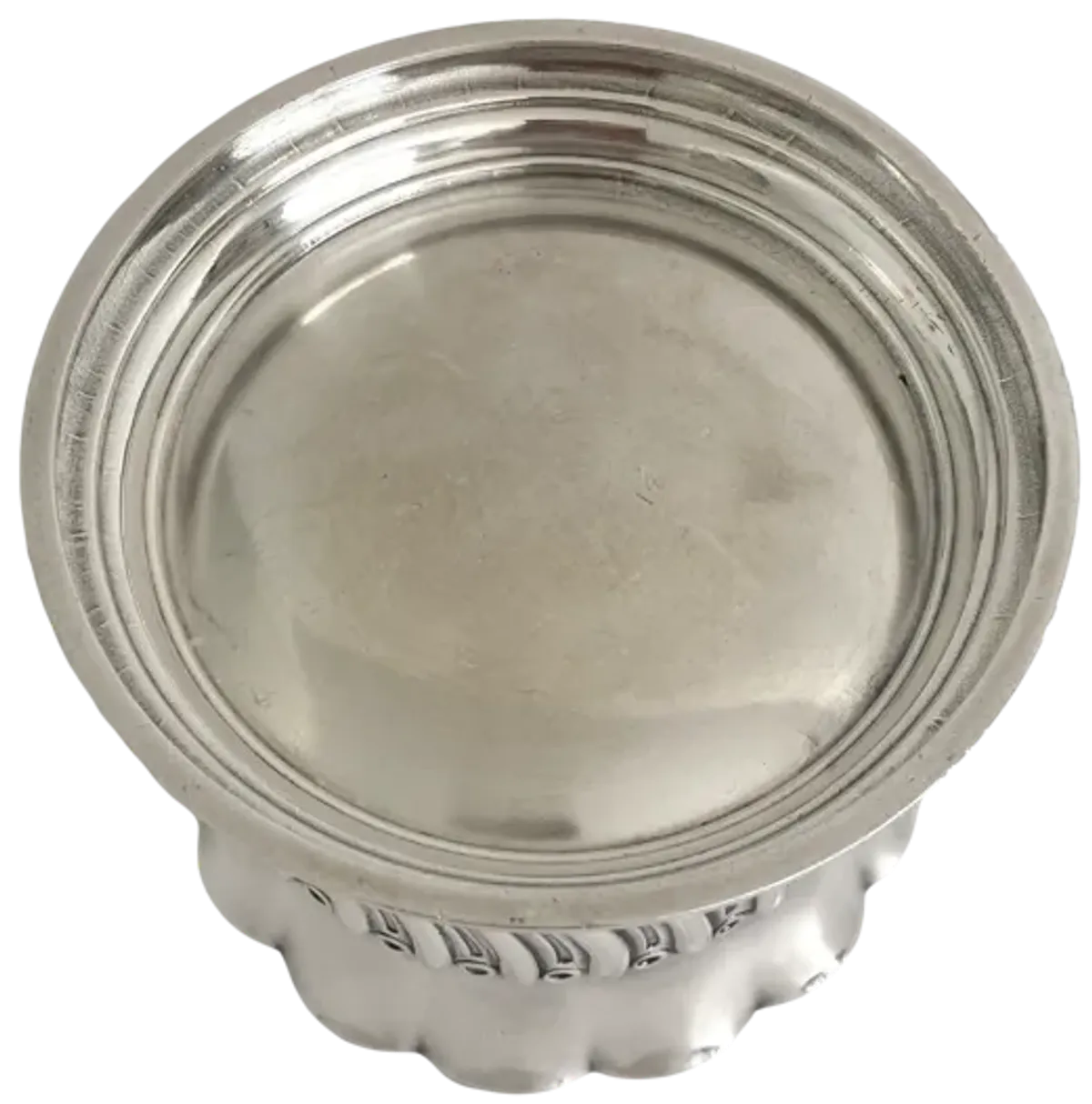 Early 1900s Silver Wine Coaster "EHH" - Ballyhoo