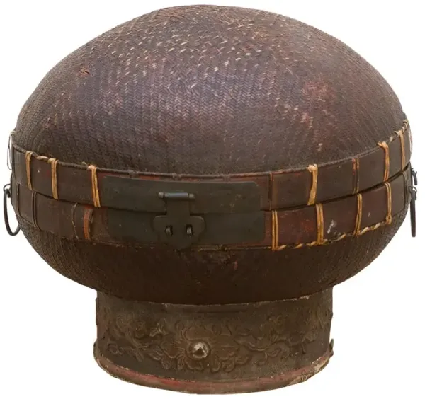 Rare 19th Century Woven Wedding Basket