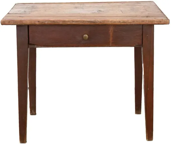 Petite French Farmhouse End Table - de-cor - Brown