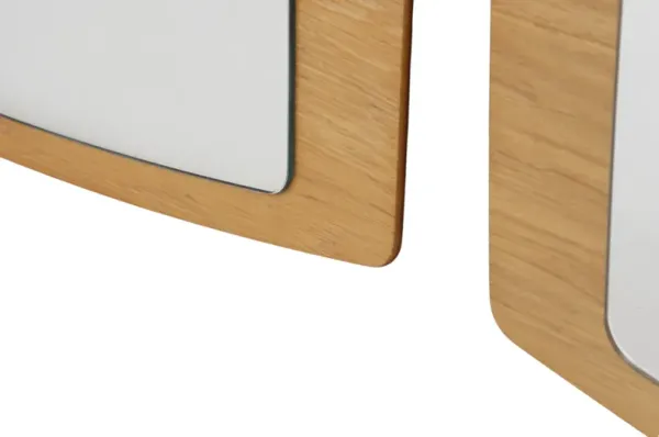 Mid-Century Style Wall Mirrors, a Pair