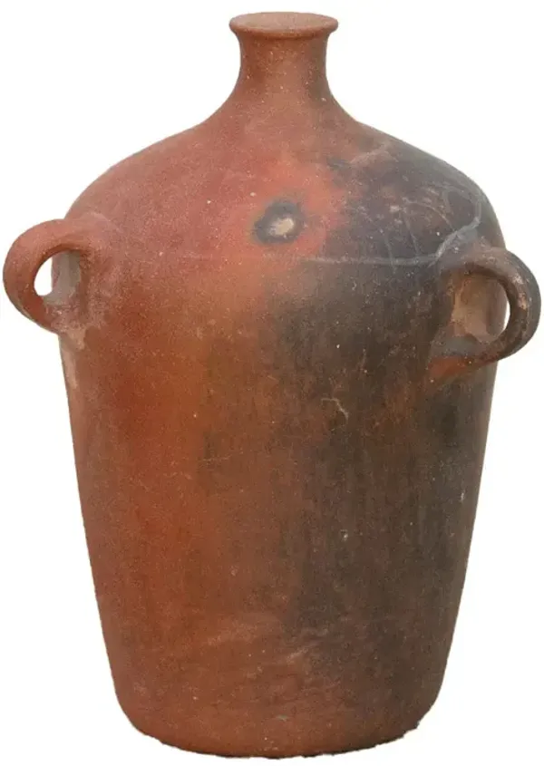 Primitive Spanish Terracotta Vintage Jug - de-cor - orange