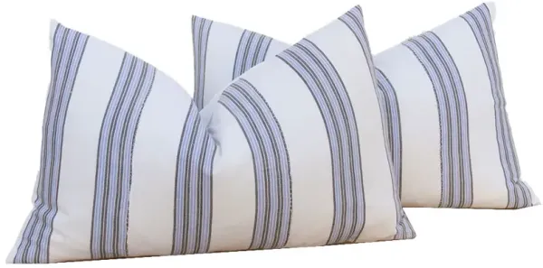 Vintage French Farmhouse Lumbar Pillows - de-cor