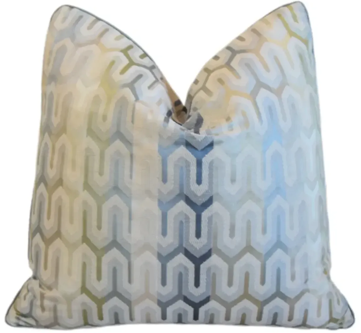 Modern Contemporary Geo Pastel Pillow