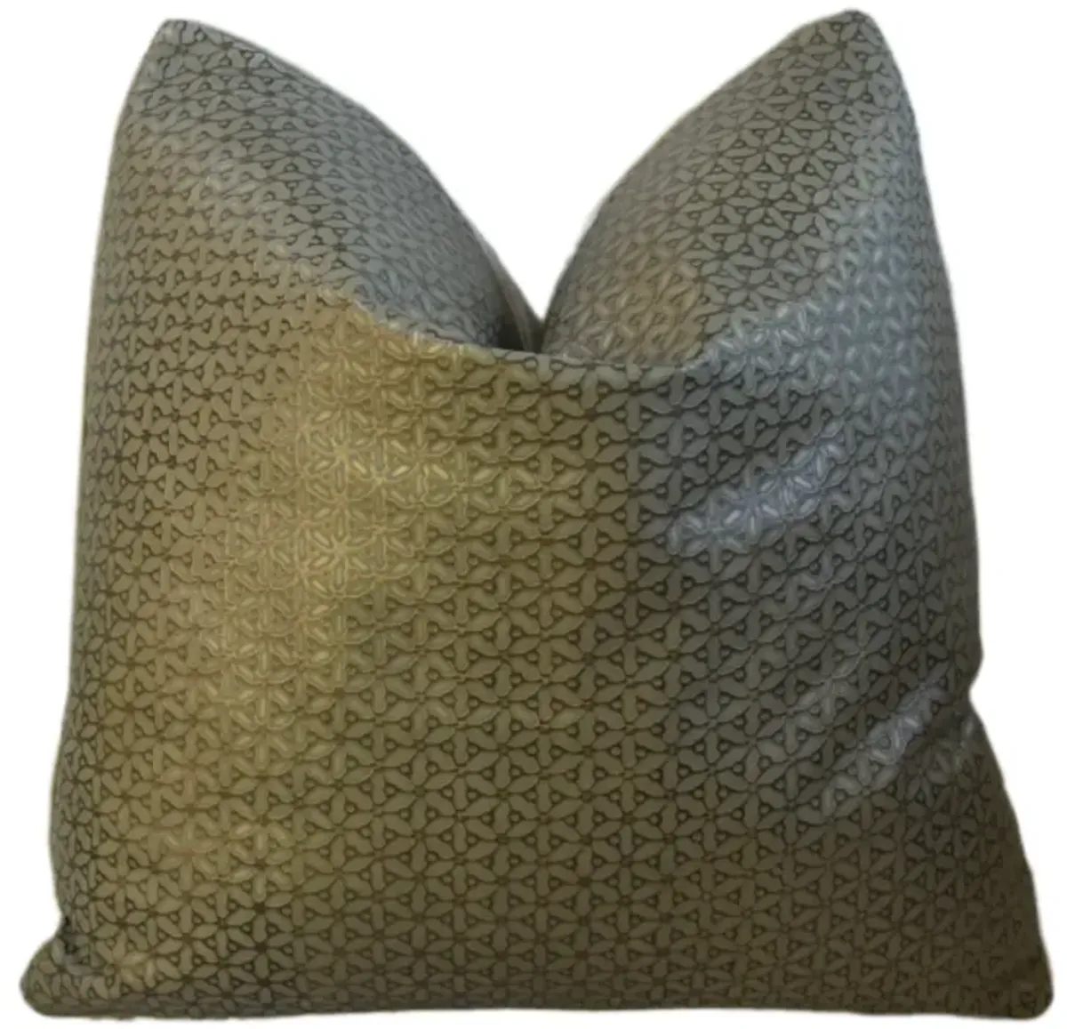 Embossed Brazilian Tanned Leather Pillow