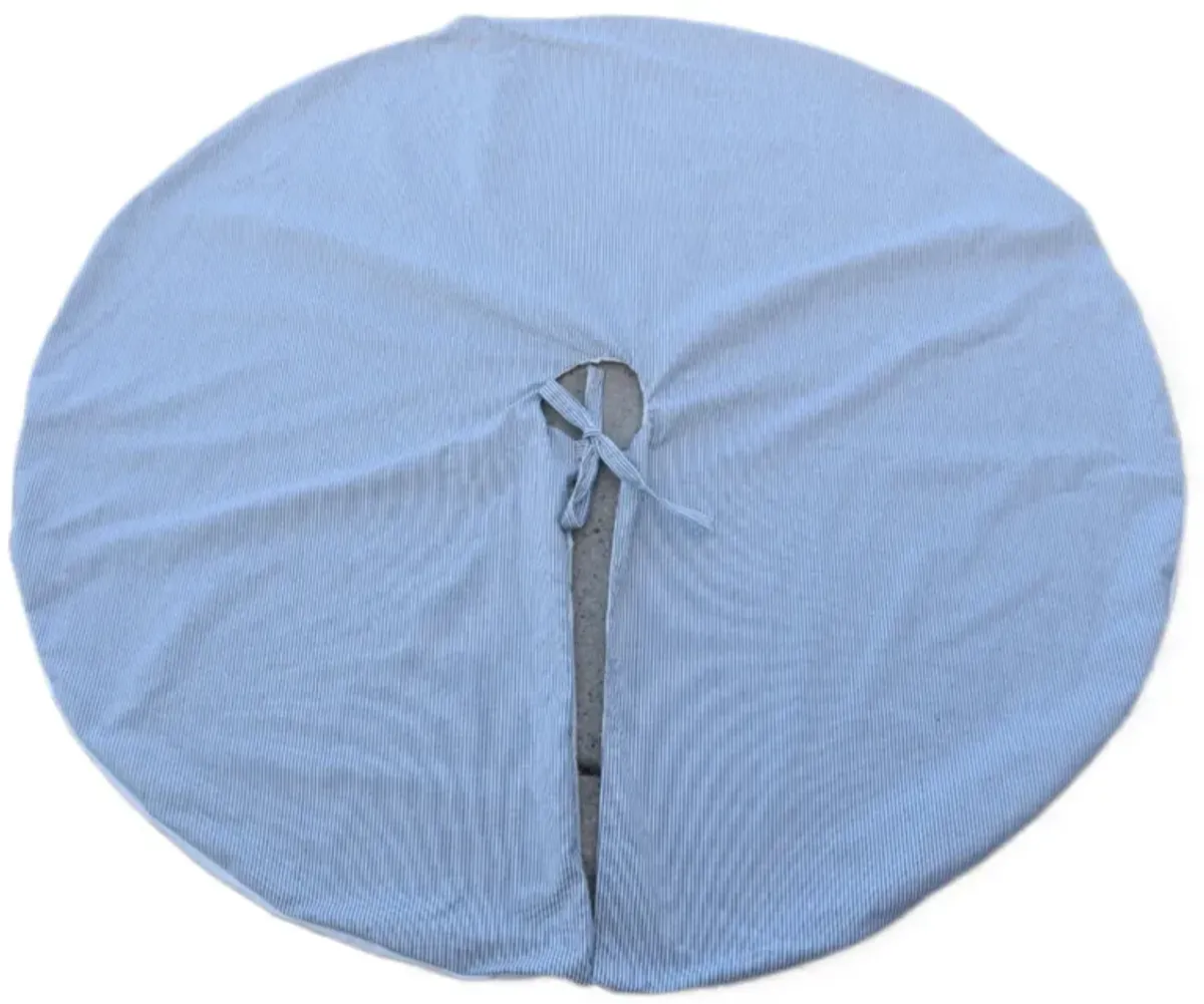 Blue/White French Christmas Tree Skirt