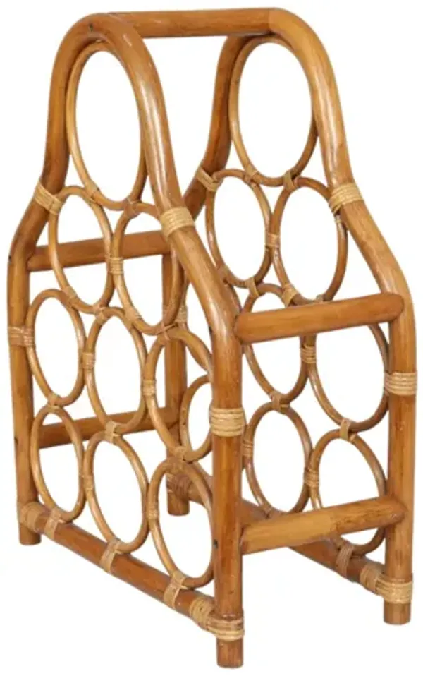 Bentwood Bamboo and Rattan Wine Rack