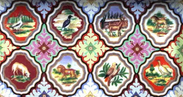 Enameled Porcelain Tray - The Emporium Ltd. - red