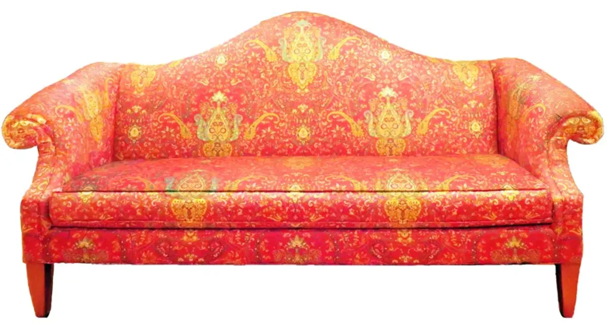 Vintage Ethan Allen Camelback Sofa - Chez Vous