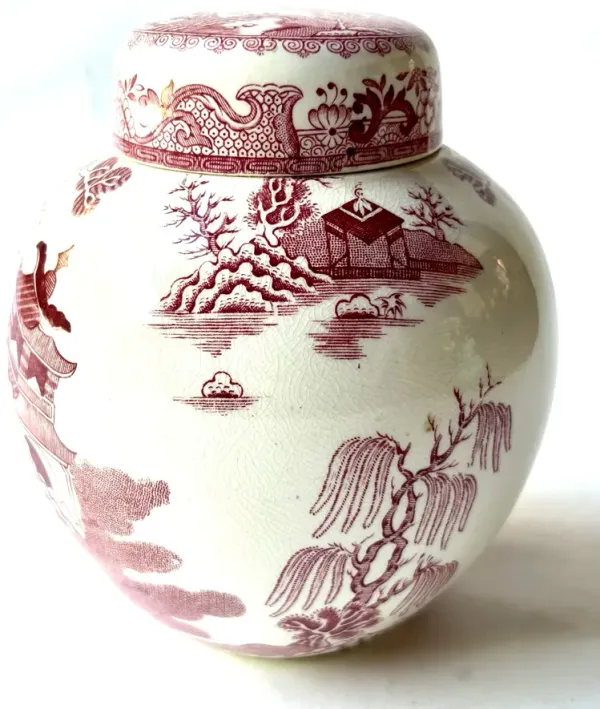 Mason's English Ironstone Ginger Jar - The Emporium Ltd. - red