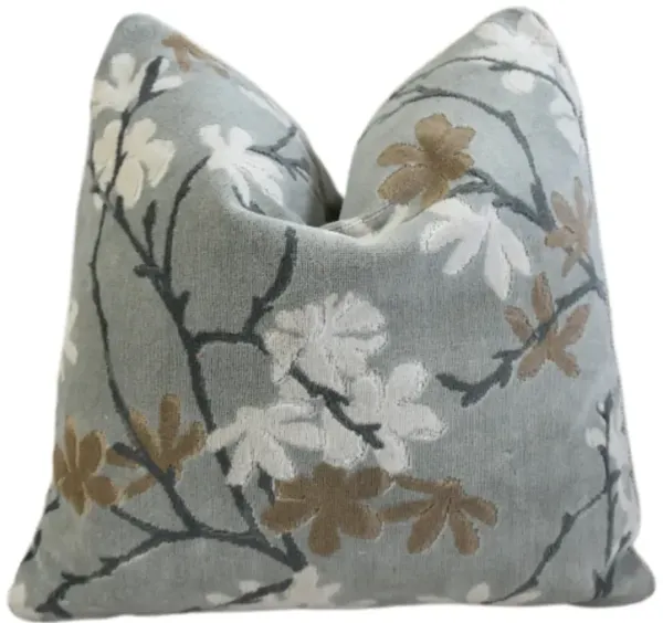Donghia Floral Blossom Velvet Pillow