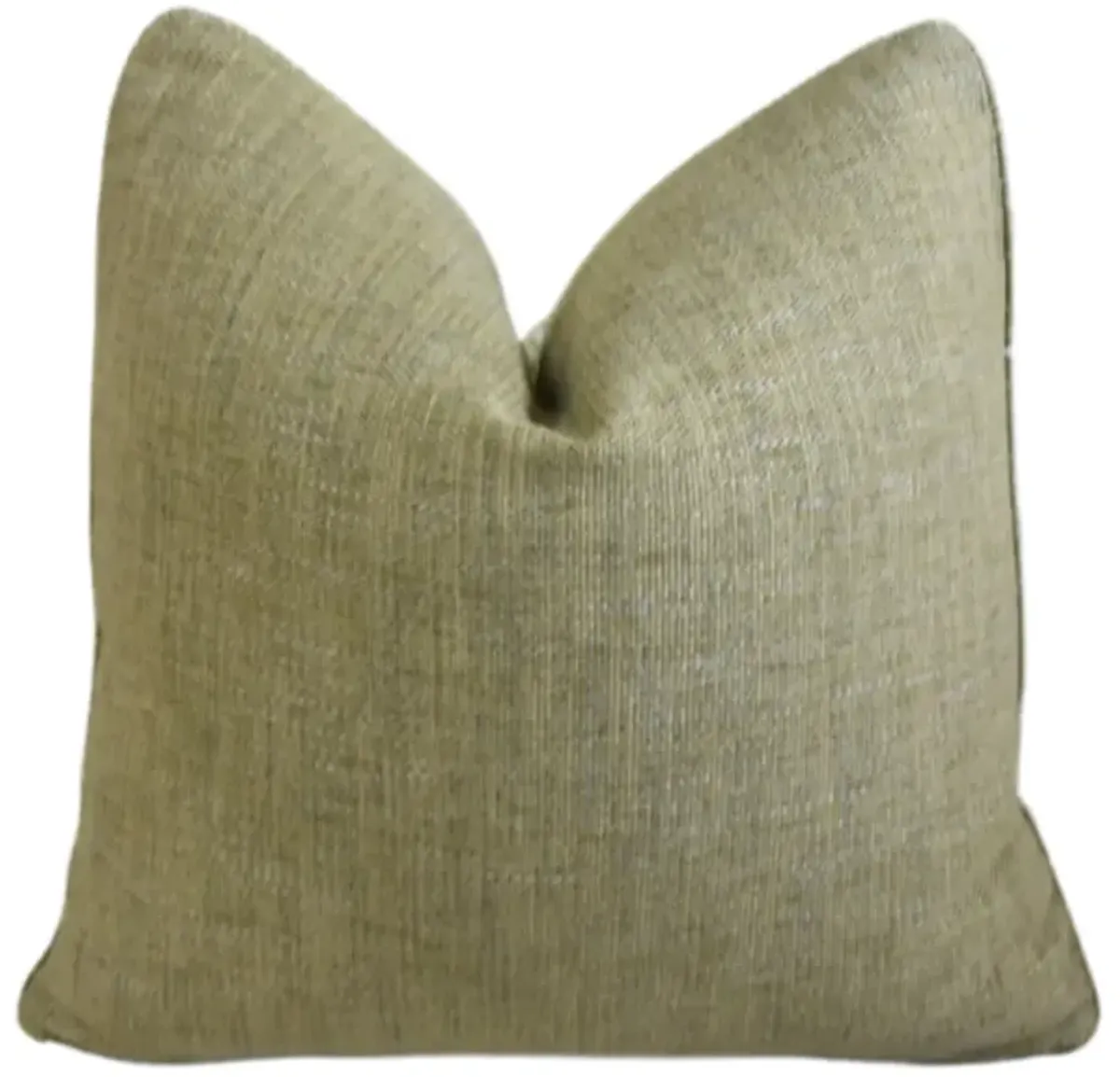 Raoul Textiles Green & Ivory Mali Pillow