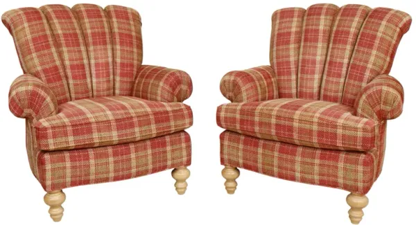 Kincaid Chair Company Armchairs - a Pair - Interesting Things - red