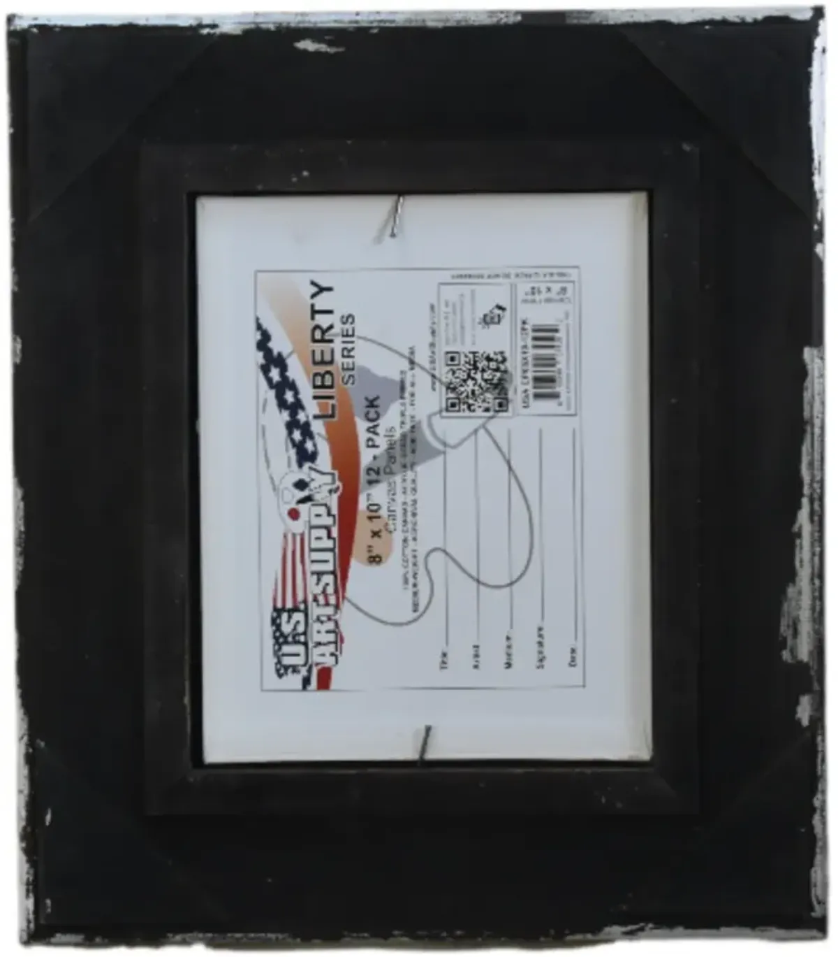 Folk Art Doggie Dog Puppy Oil Painting