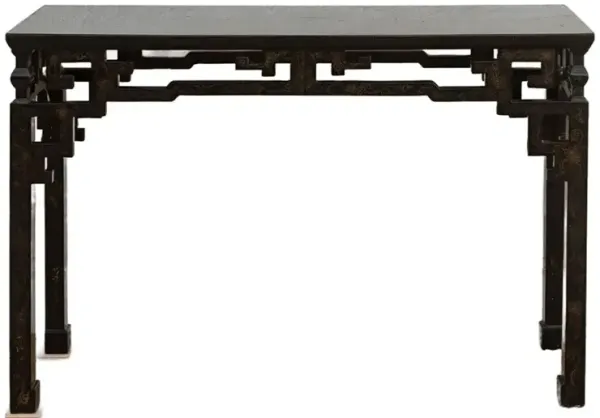 Vintage Black Lacquer Altar Table