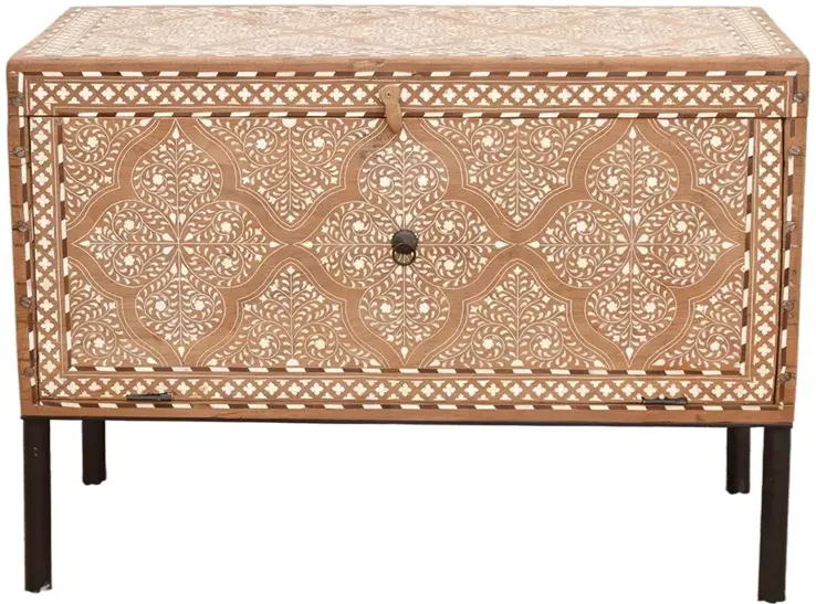 Heirloom 19th Century Inlay Chest