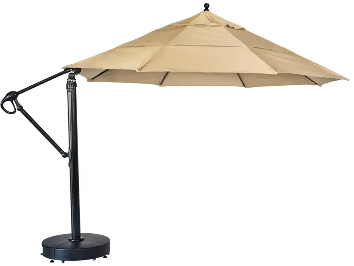 11' Easy Tilt-Lift Galtech Cantilever Umbrella