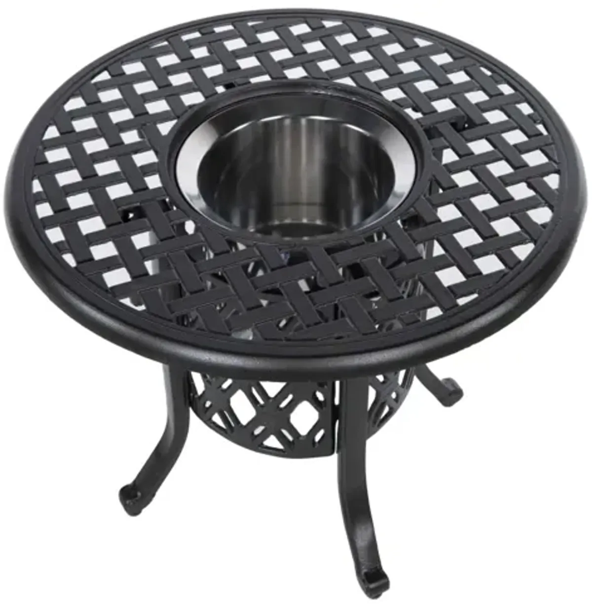 24" Round Ice Bucket Table