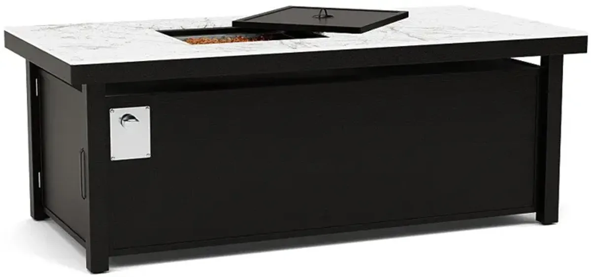 60"X30" Rectangular Fire Pit Table - Multiple Colors and Top Patterns