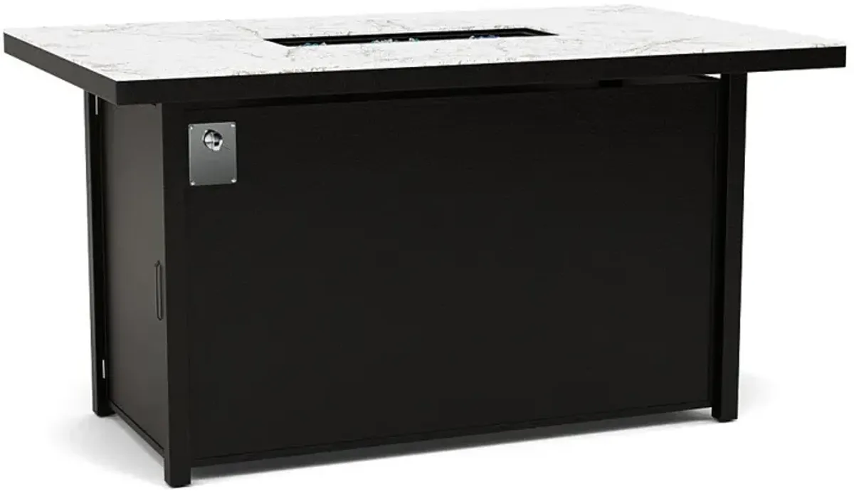 72" x 42" Balcony Fire Pit Table - Multiple Colors and Top Patterns