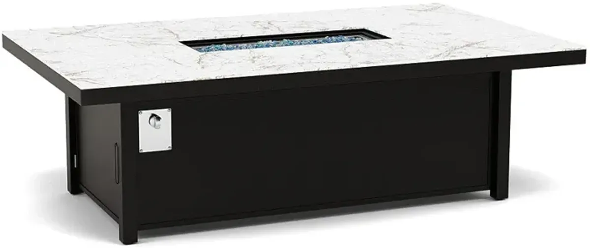 72" x 42" Dining Fire Pit Table - Multiple Colors and Top Patterns